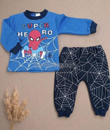 Бебешки ватиран комплект "Spidy"